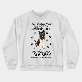 American Akita Baby Crewneck Sweatshirt